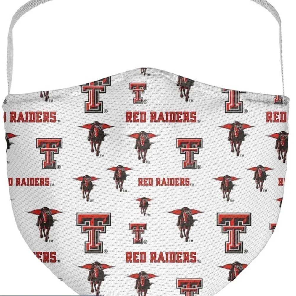 NEW in Package Texas Tech Red Raiders Face Masks Set of 3 One Size